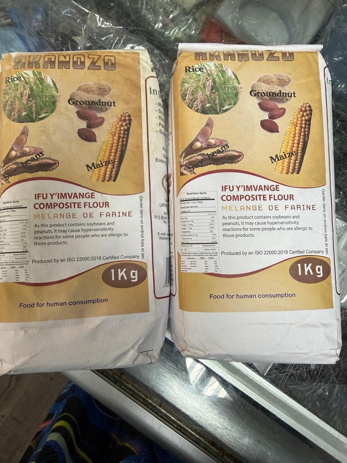 Akanozo Composite Flour 1kg (Ifu y'Imvange)