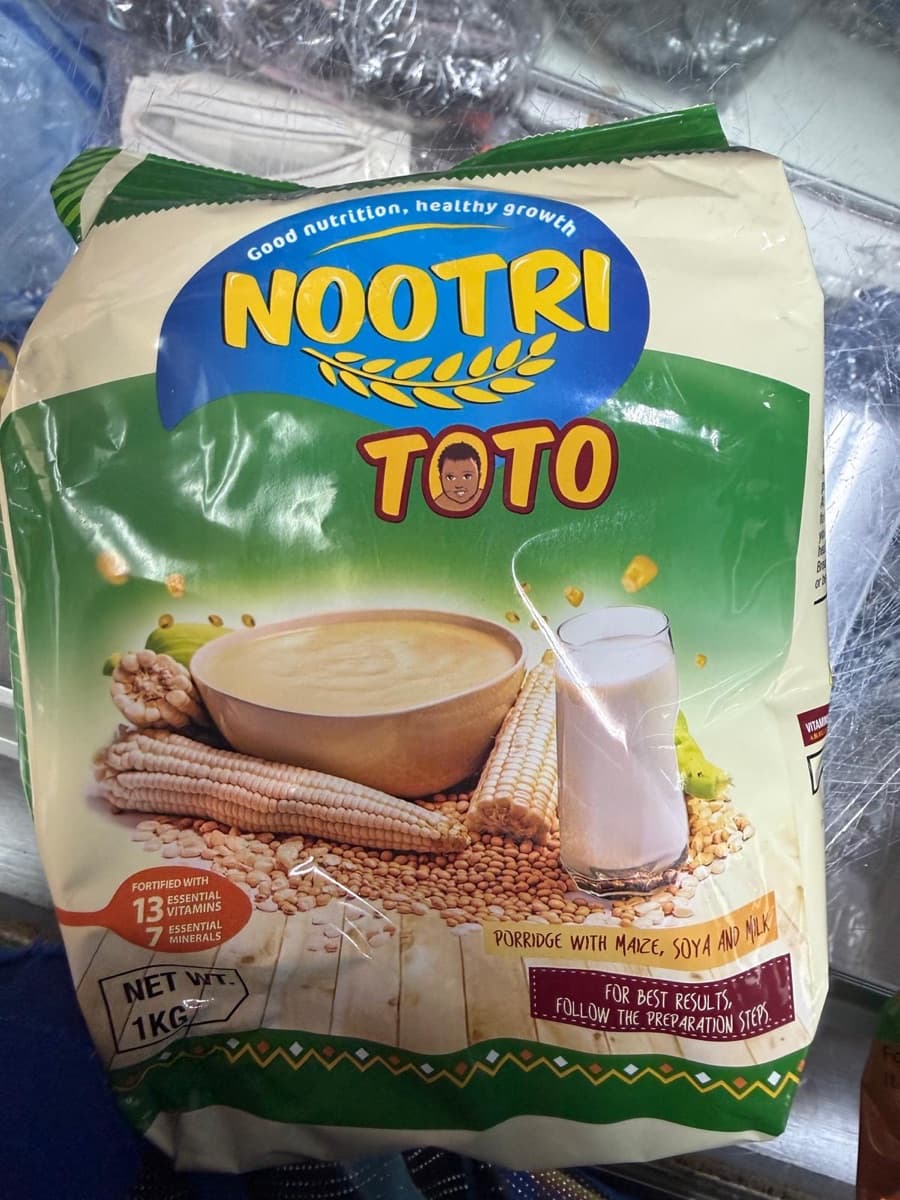 Nootri Toto Porridge — Maize, Soya & Milk 1kg