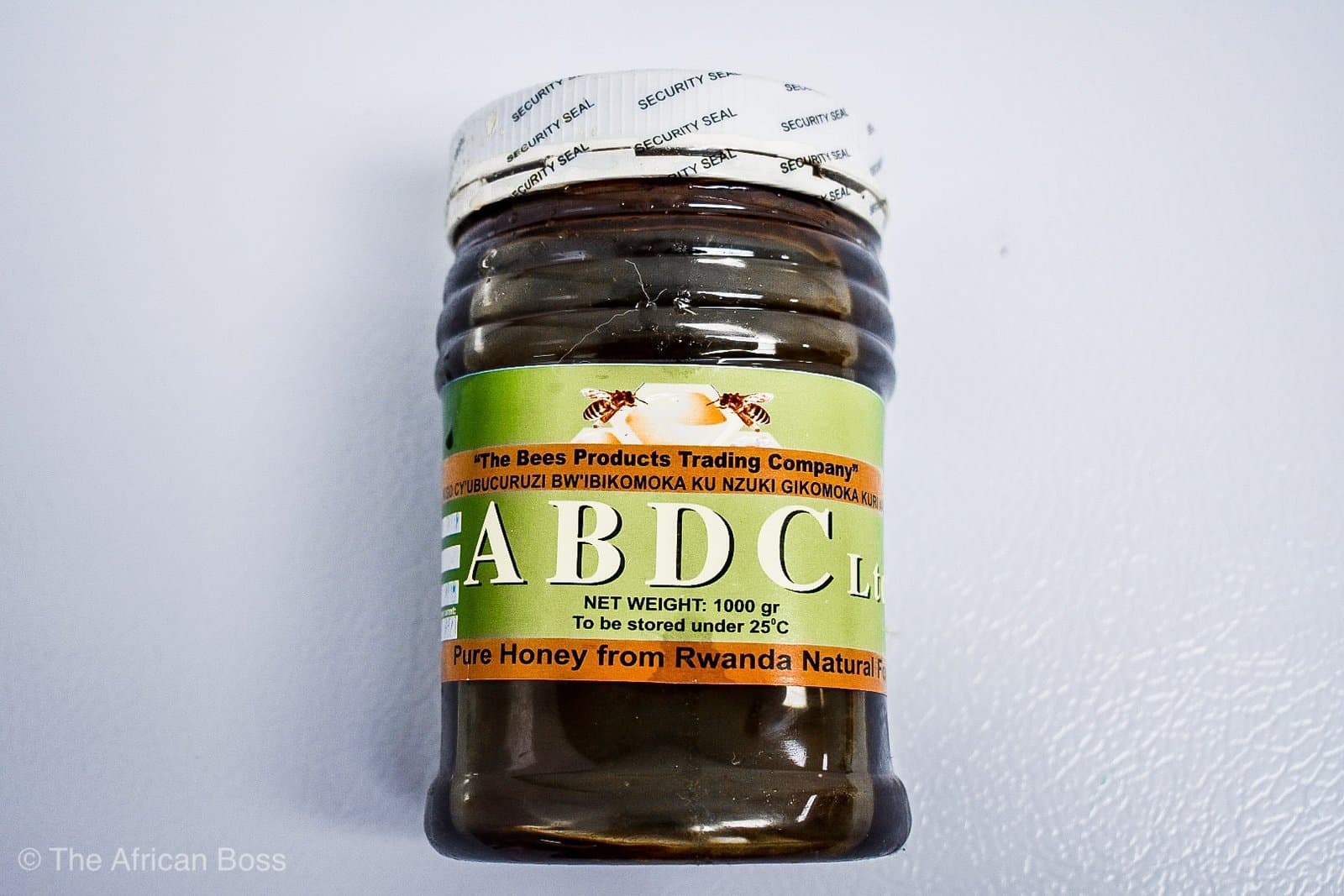 Pure Honey from Rwanda - ABDC Ltd (1 Kg or 2 lbs)